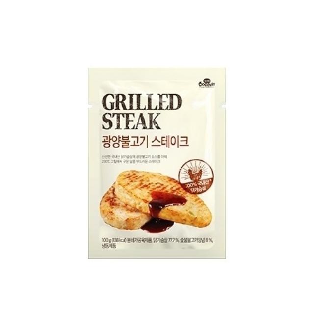 꼬꼬빌 스테이크 광양불고기 100g 15팩, 광양불고기스테이크 100g 15팩