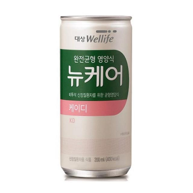 대상wellife 뉴케어 케이디 비투석 신장질환용 균형영양식, 30캔, 200ml