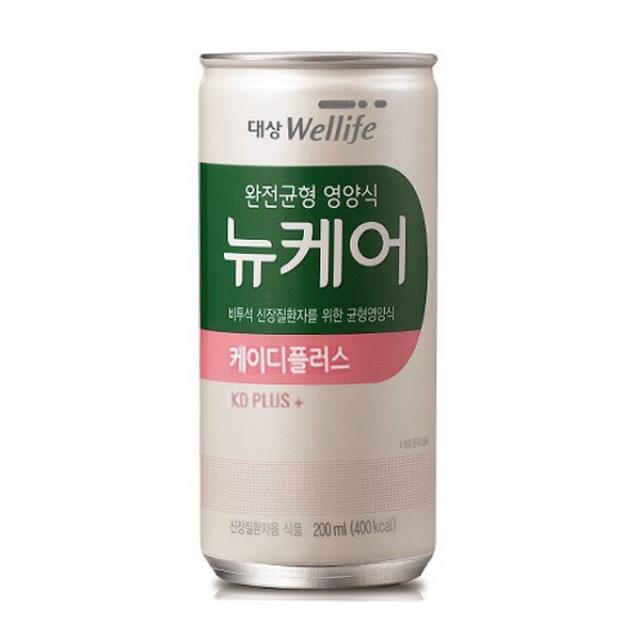 대상wellife 뉴케어 케이디 플러스 투석 신장질환용 균형영양식, 30캔, 200ml