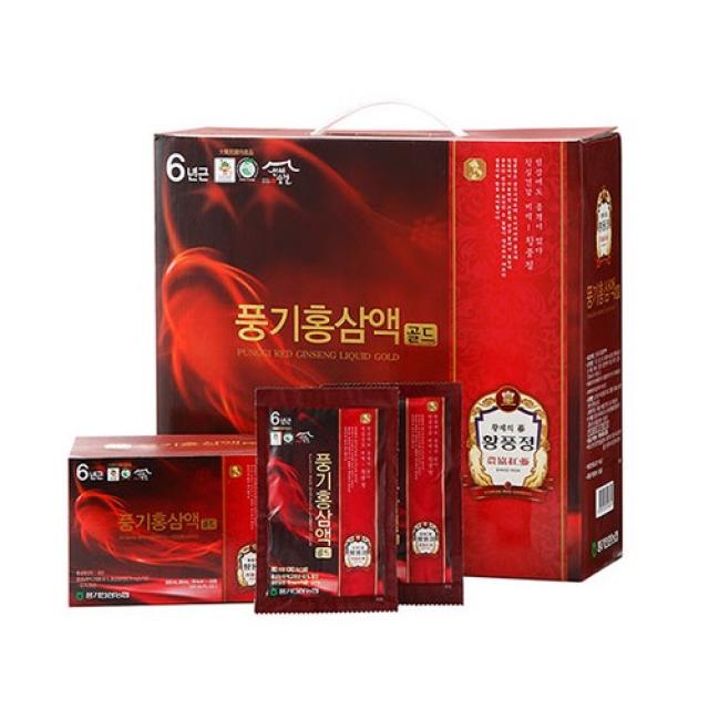 (풍기인삼농협) 황풍정 풍기홍삼액골드 (80mlx60포), 60포, 80ml