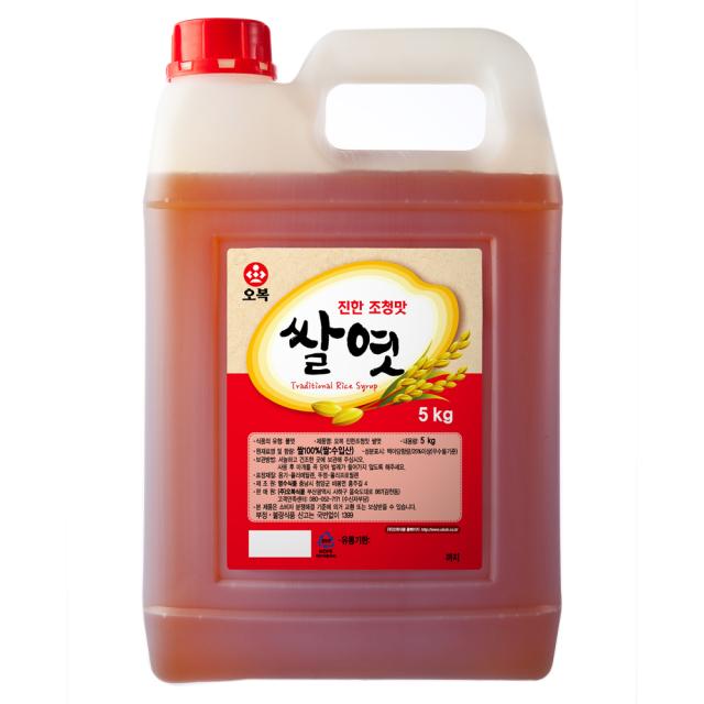 오복식품 진한 조청맛 쌀엿 5kg 1개