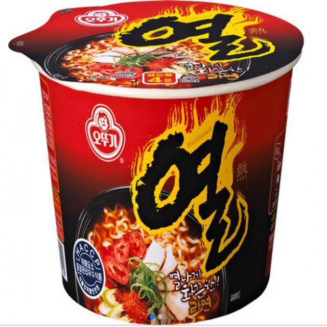 오뚜기 열라면 화끈한맛 컵 12개
