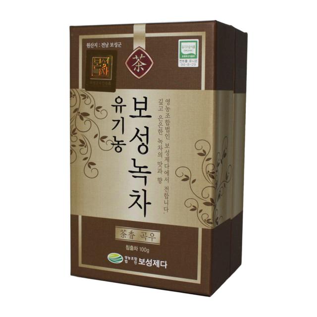 [보성제다] 유기농보성녹차 곡우, 100g, 1개