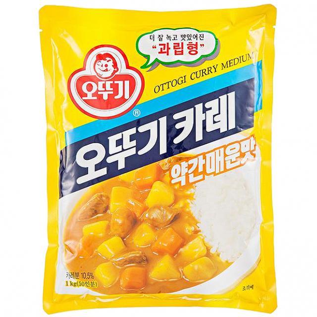 오뚜기 카레 약간매운맛 1kg 1개