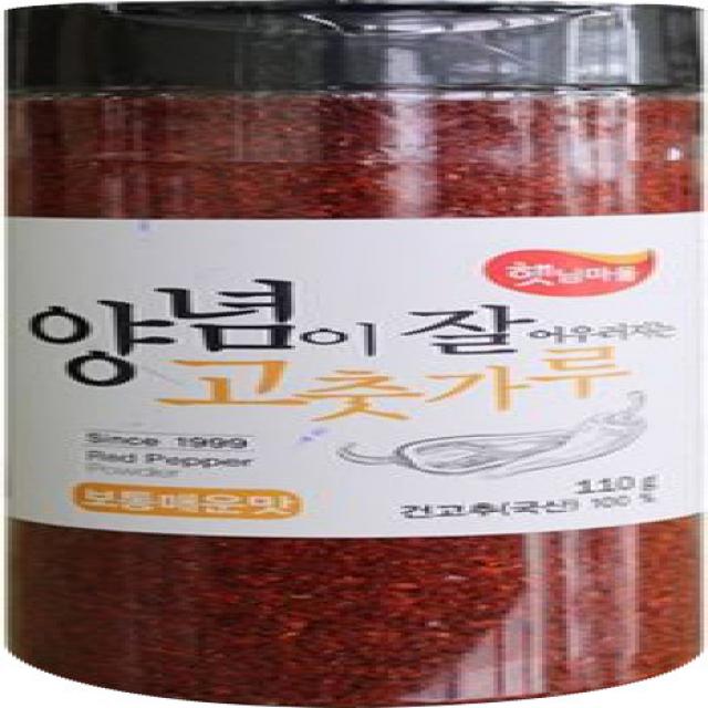 햇님마을 양념이 잘 어우러지는 고춧가루 보통매운맛, 110g, 1개