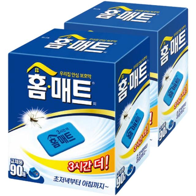 홈매트 매트형 모기퇴치제 리필, 1개, 180매