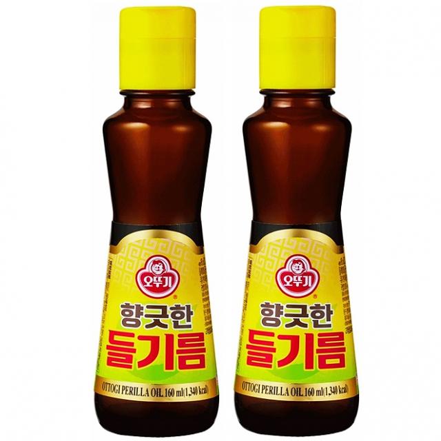 오뚜기 향긋한 들기름, 320ml, 2개