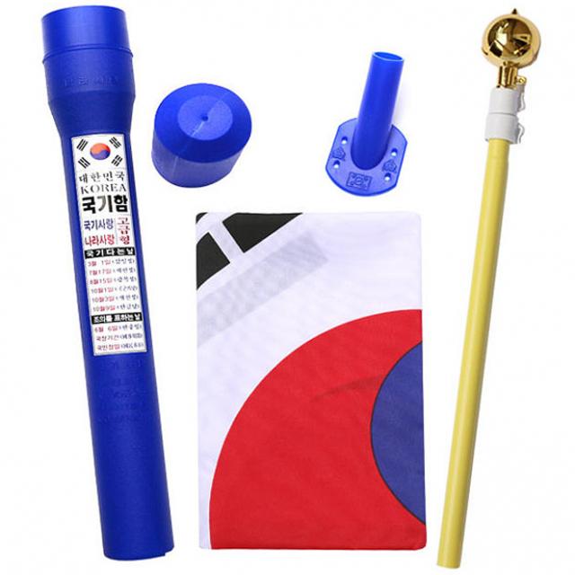 더자카 태극기 3금봉 K301ZPS007, 1개