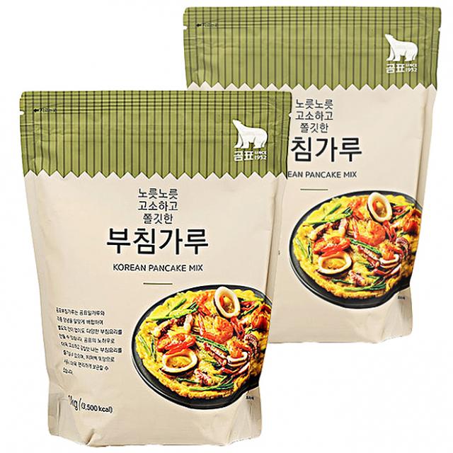 곰표 부침가루 1kg 2개