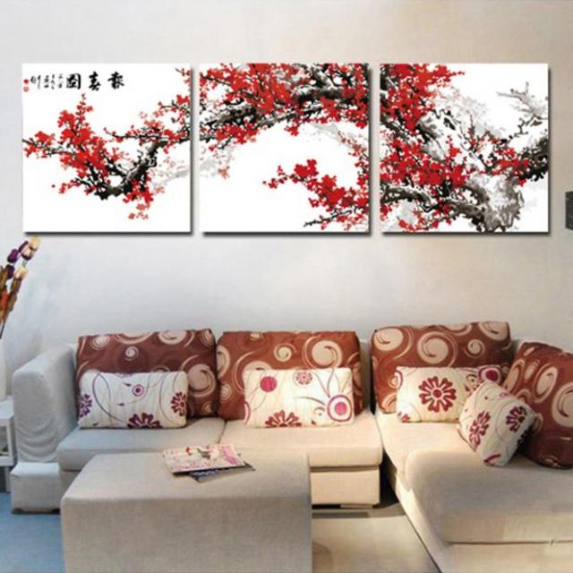 아트조이 Diy 명화 그리기 3단세트 50x50cm 꽃피는 나무