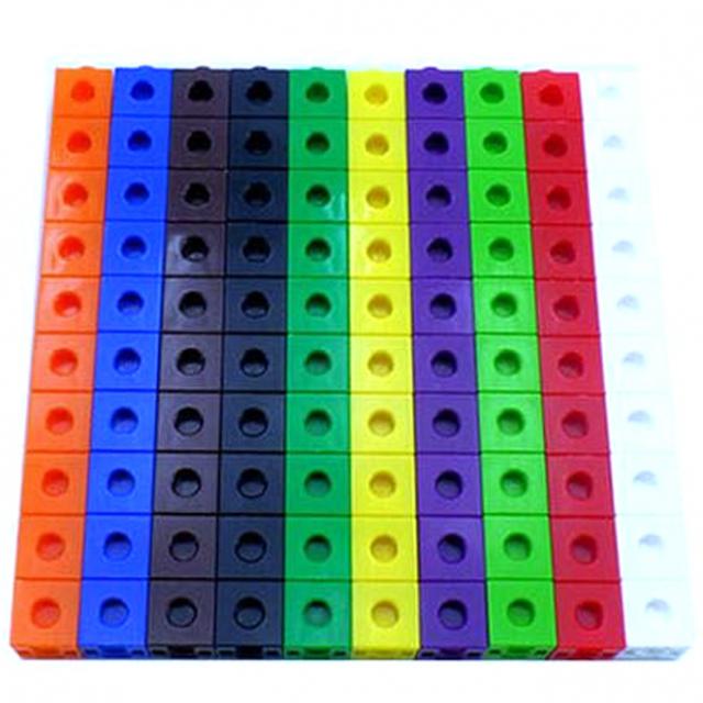 선진상사 큰솔스토밍 연결큐브 100P, 혼합색상