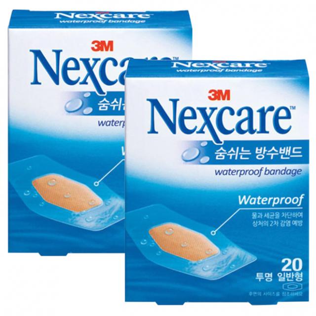 쓰리엠 넥스케어 숨쉬는 방수밴드, 2개