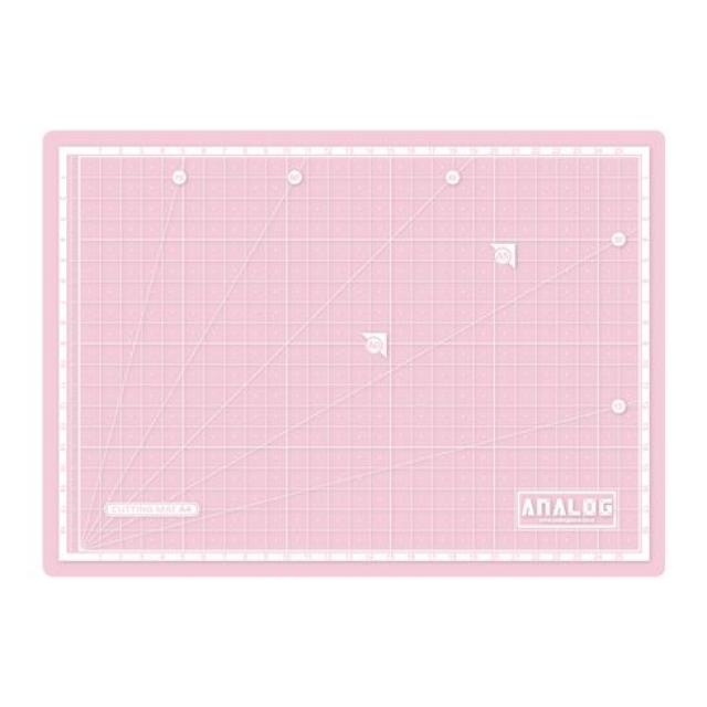 아날로그 셀프힐링 반투명 커팅매트 A3, 핑크