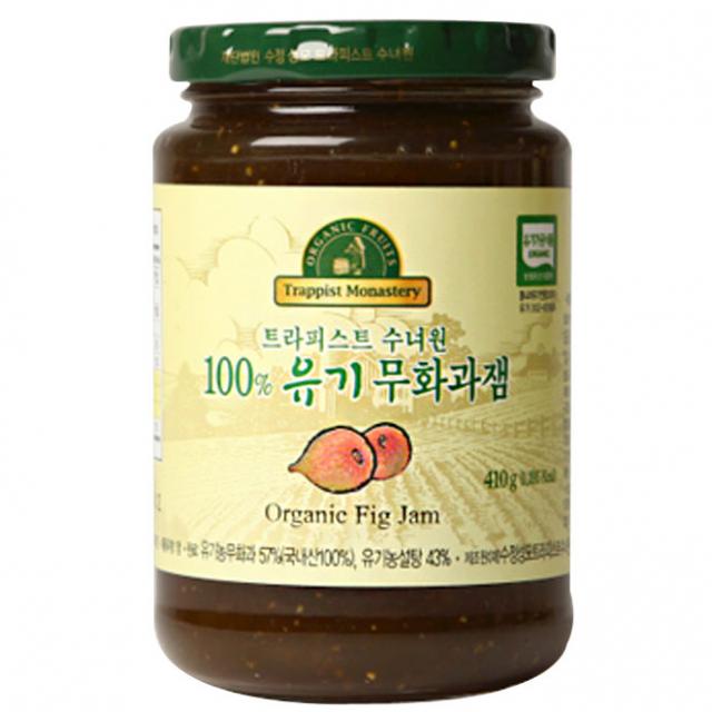 [ACZ_0085892] 트라피스트 수녀원 유기 무화과 잼 410g 과일쨈 토스트잼 과일잼 무화과잼 식빵과일잼