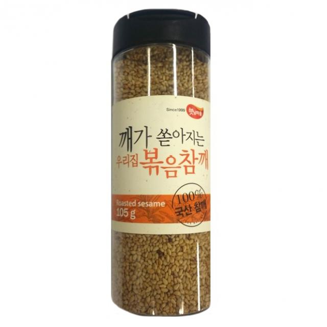  햇님마을 국산 깨가쏟아지는 우리집 볶음참깨 105g 1개