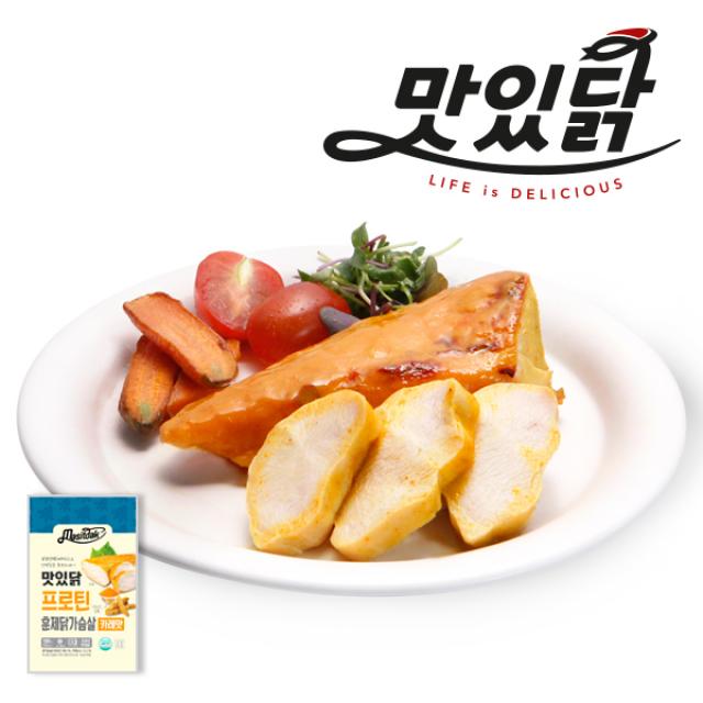 맛있닭 프로틴 훈제닭가슴살 카레맛 100gX50팩(5kg), 상세 설명 참조, 50팩