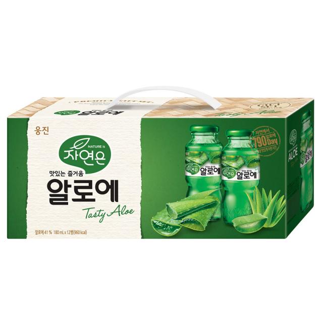 웅진 자연은 알로에 180ml 12개