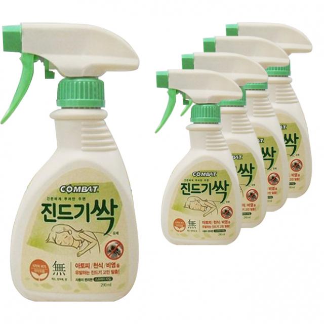 [헨켈홈케어] 컴배트 진드기싹 분무형290ml x5개, 290ml, 5개