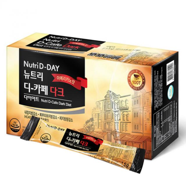 뉴트리디데이 디카페 다크 다이어트 아메리카노맛 1.5g 100개입