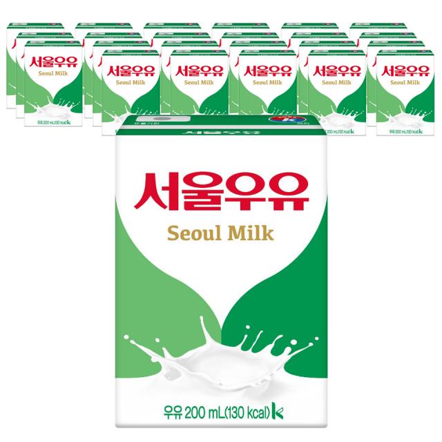 서울우유 멸균 흰우유 200ml 24팩