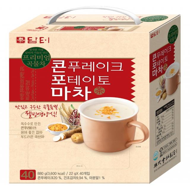 담터 콘푸레이크 포테이토 마차, 22g, 40포