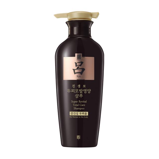 려 진생보 두피모발영양 샴푸 중건성두피용 400ml 1개