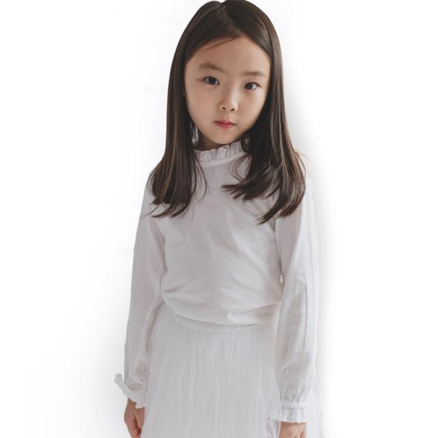 맘스메이드 여아용 프릴 카라티