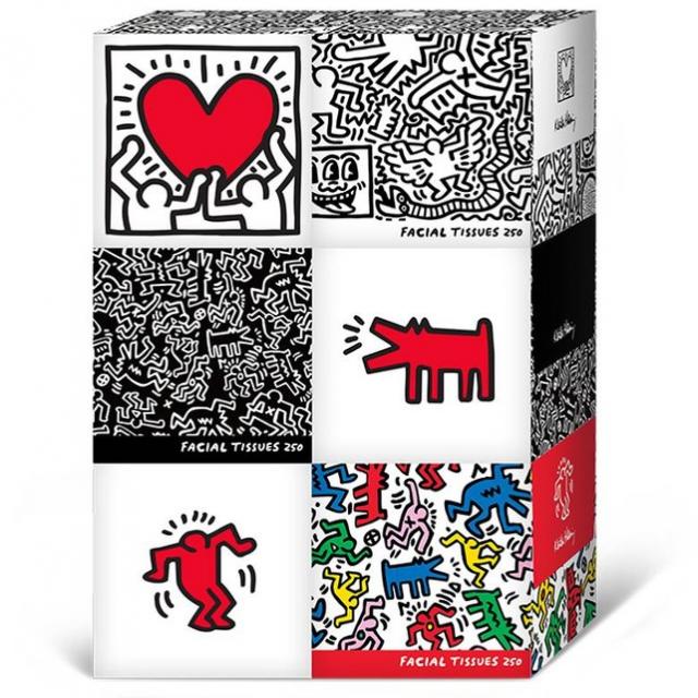 키스해링 ART 미니티슈, 6개입, 1개