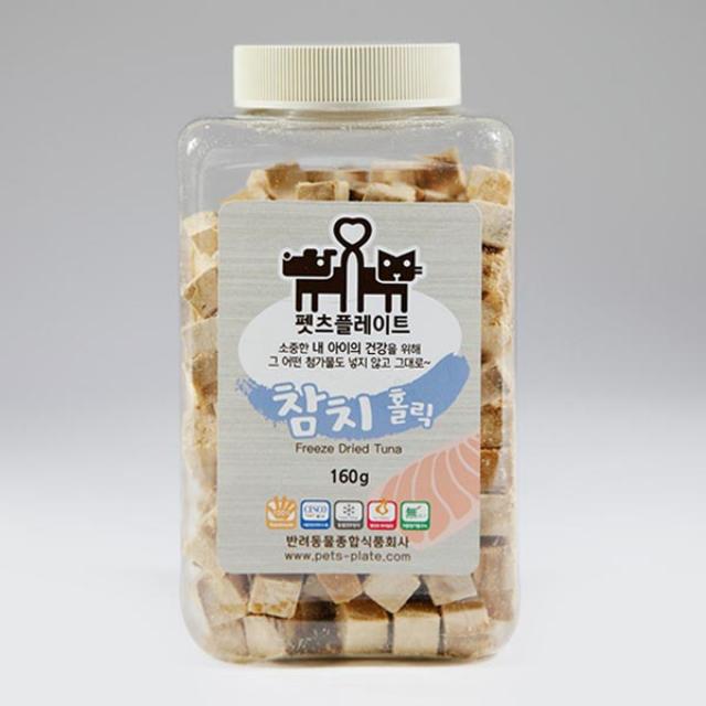 펫츠플레이트 반려동물 동결건조 간식 참치 홀릭맛 1개