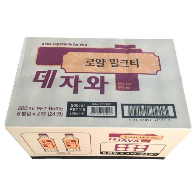 데자와 로얄 밀크티 PET, 500ml, 24개