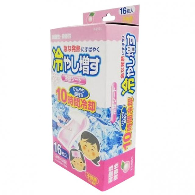 코쿠보 열 냉각시트 어린이용 복숭아향, 16개입, 1개