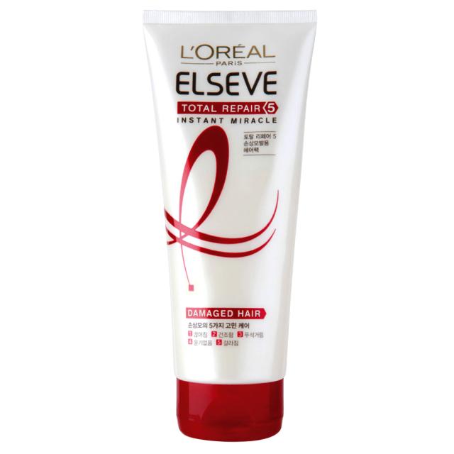 로레알파리 토탈 리페어5 인스턴트 미라클 헤어팩 170ml 1개