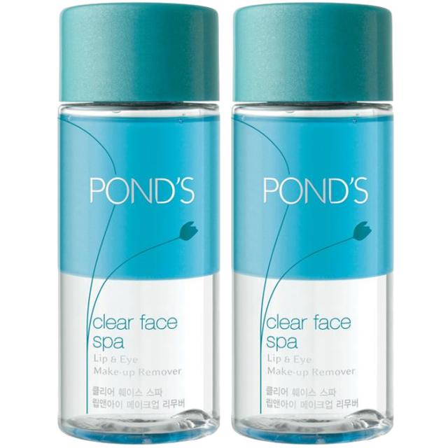 폰즈 클리어 훼이스 스파 립 앤 아이 리무버, 120ml, 2개