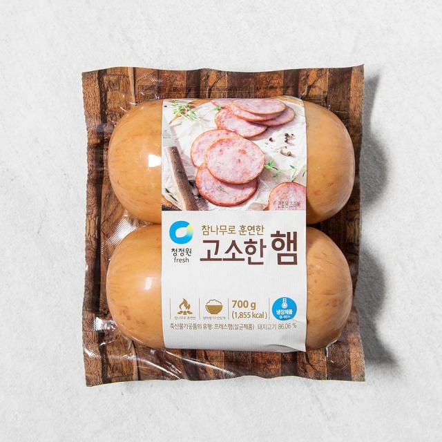 청정원 참나무로 훈연한 고소한 햄 350g 2개입