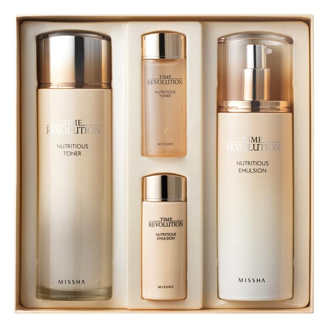 미샤 타임 레볼루션 뉴트리셔스 토너 150ml + 에멀전 130ml 세트, 1세트