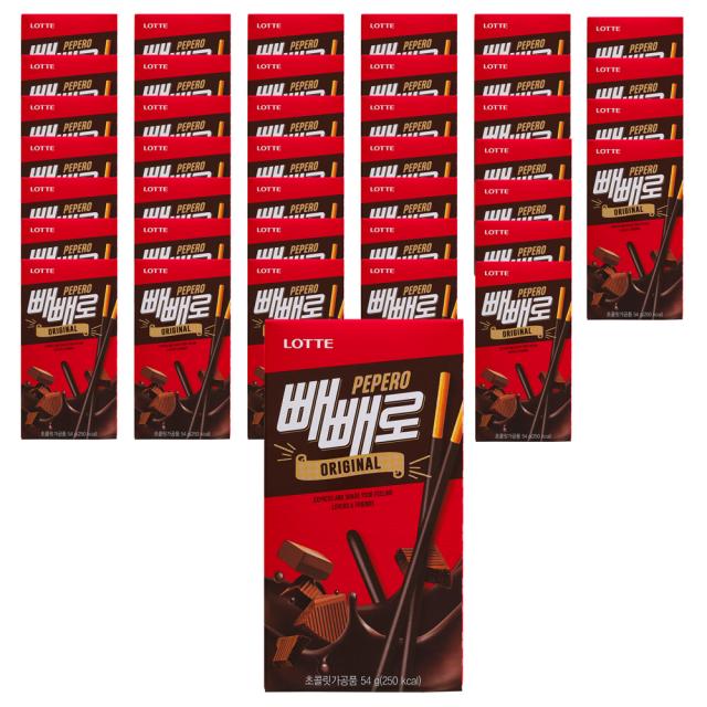 빼빼로 오리지널 54g 40개입