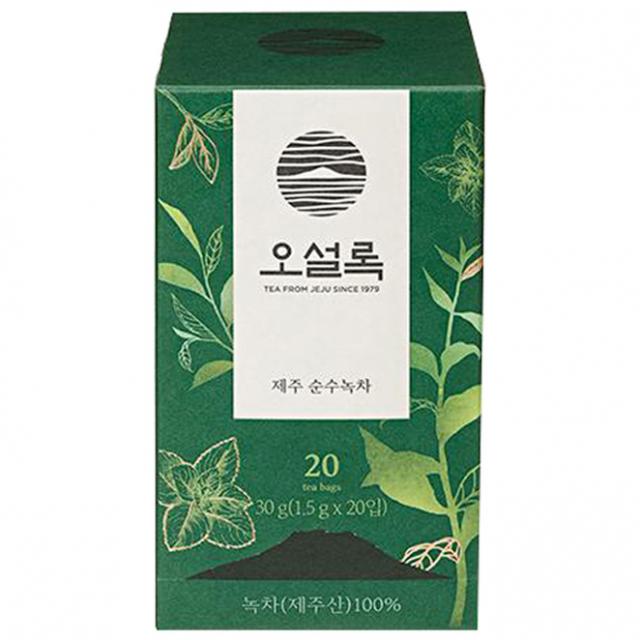 아모레퍼시픽 오설록 제주 순수녹차, 1.5g, 20개