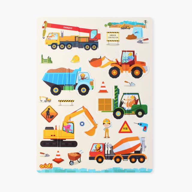 아리아띠 착착 탈것 자석퍼즐 1개 12피스