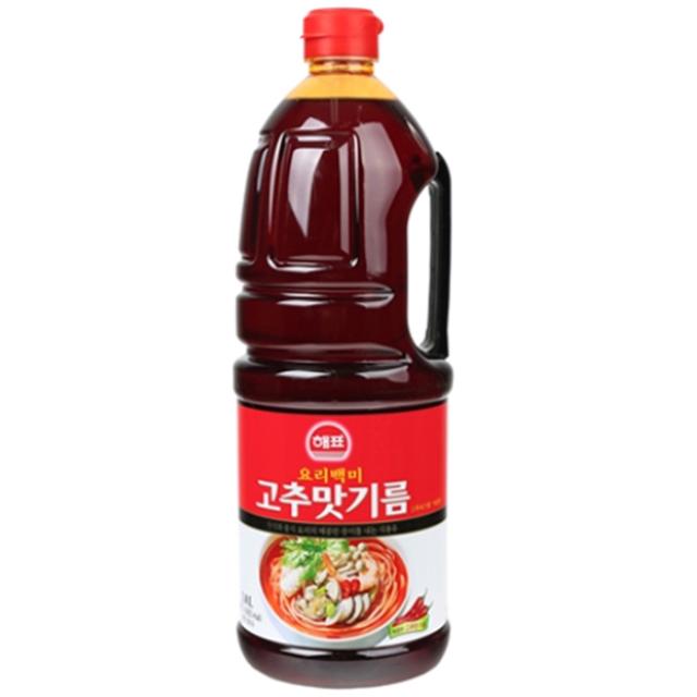 해표 요리백미 고추맛기름, 1.8L, 1개