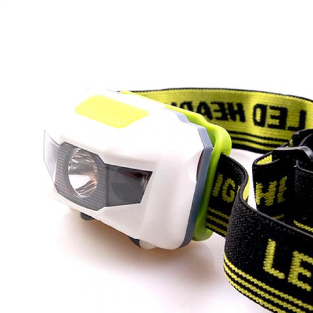 KOOLMAN(쿨맨) 자전거 헤드라이트 LED 헤드랜턴, LED 헤드랜턴 - 그린/화이트, 1개