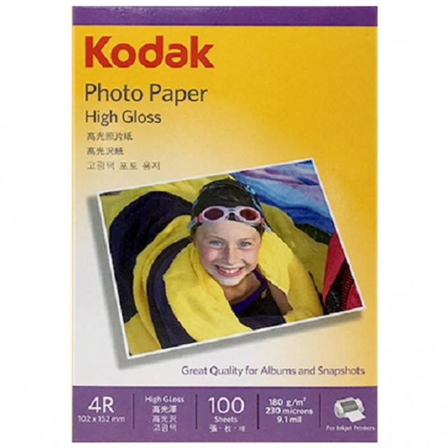 코닥 고광택 포토용지 4r 102 X 152 Mm 100개입