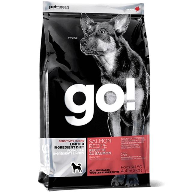 Go 전연령 연어 레시피 Lid 그레인프리 애견사료 2kg 1개
