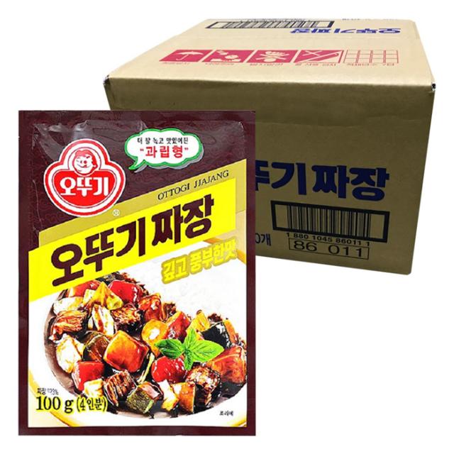 오뚜기 짜장 깊고 풍부한맛 과립형, 100g, 40개