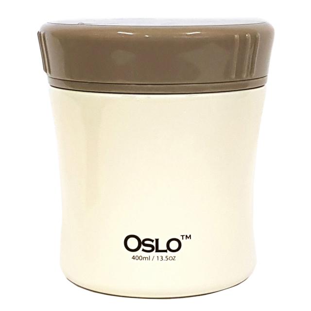 오슬로 스텐 304 펄 푸드자 죽통 아이보리 400ml