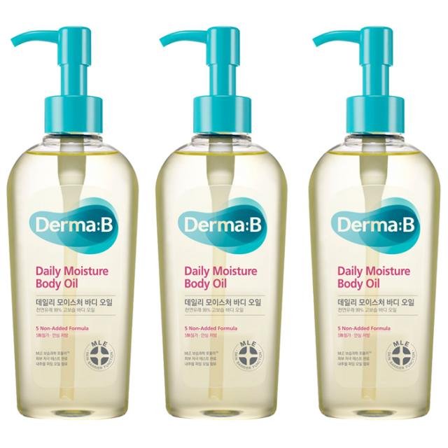 더마비 데일리 모이스처 바디오일 프레쉬 피치향, 200ml, 3개