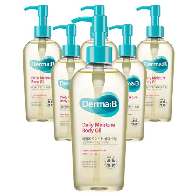 더마비 데일리 모이스처 바디오일 프레쉬 피치향, 200ml, 6개