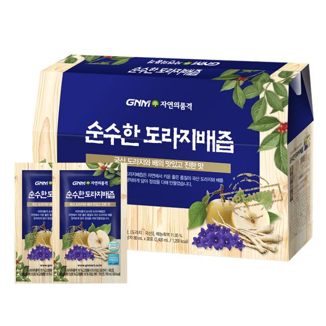 GNM자연의품격 순수한 도라지배즙, 80ml, 30포