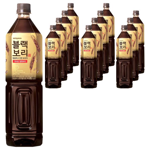 하이트진로 블랙보리 음료 1.5l 12개