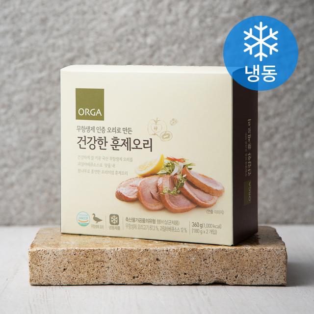 올가홀푸드 건강한 훈제오리 냉동 360g 1개