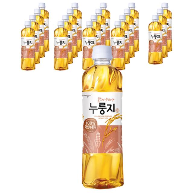 웅진 맑게우려낸 누룽지차, 500ml, 20개